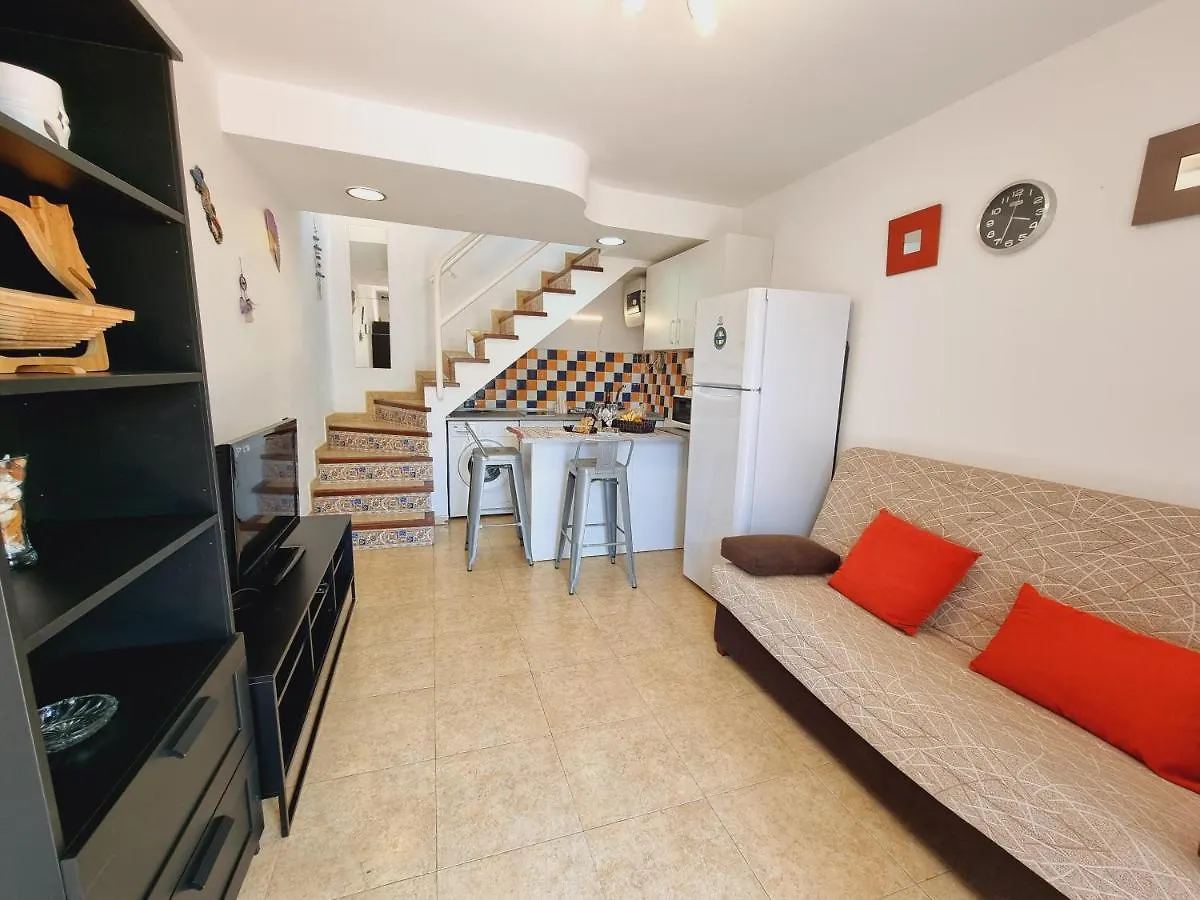 Сasa de vacaciones Dunaflor Maspalomas duplex con vista alla piscina